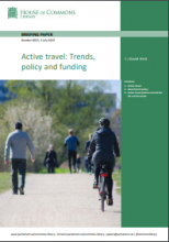 Active travel: Trends, policy and funding: (Briefing Paper Number 8615)